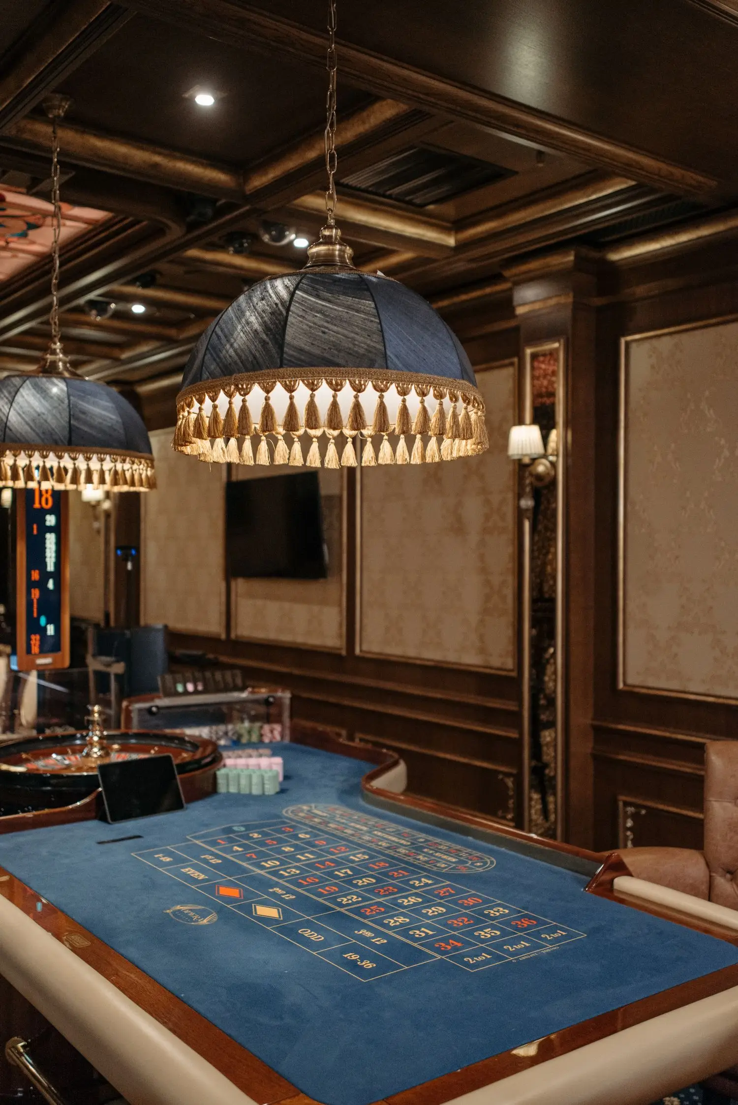 Elegant modern restaurant and lounge environment